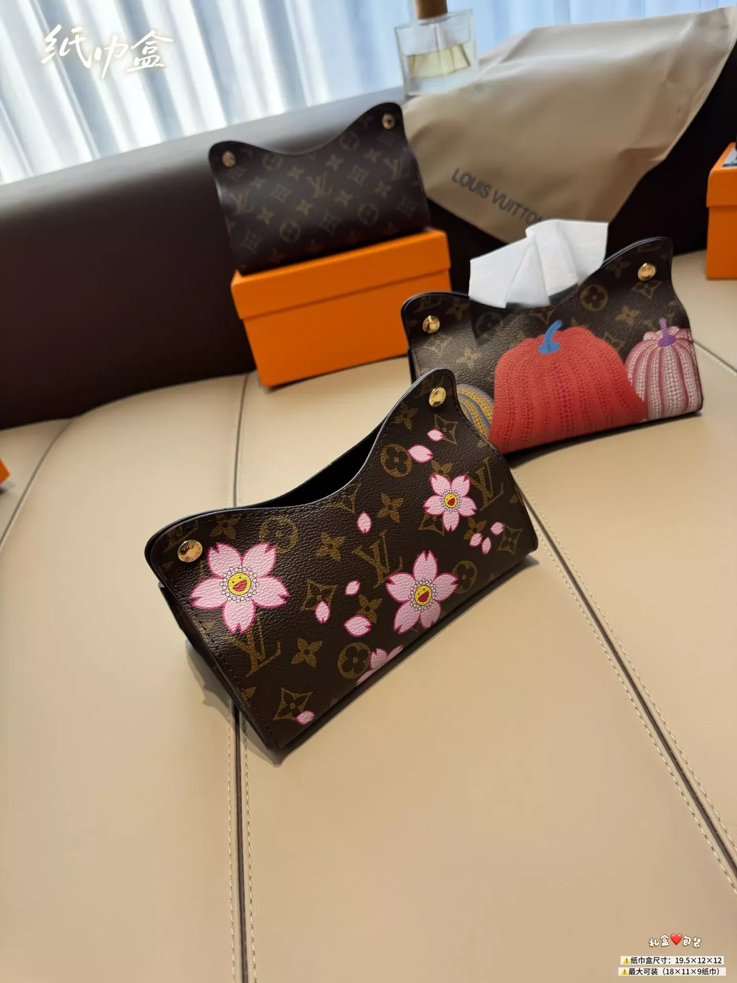 루이비통 모노그램 캔버스 티슈 케이스 상세 이미지 11