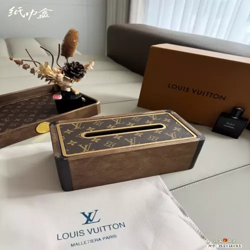 루이비통 월넛 우드 모노그램 티슈 케이스