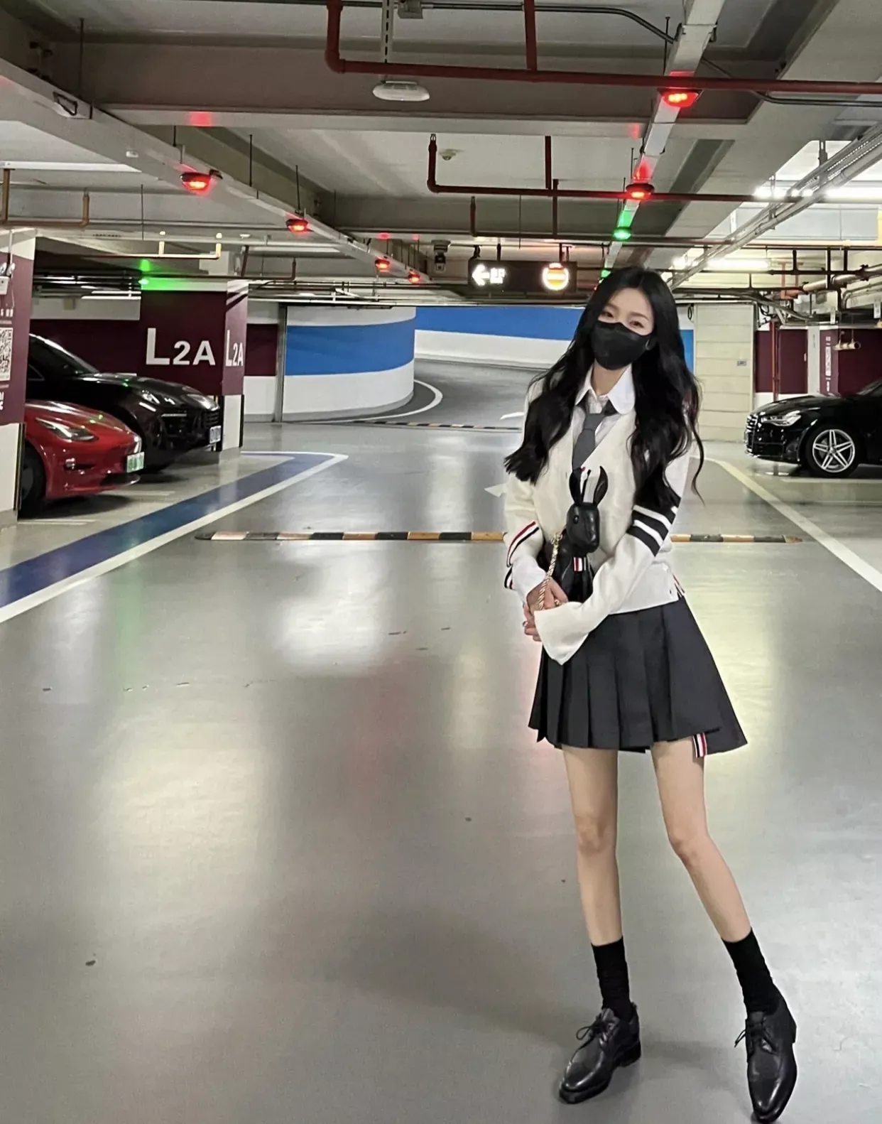 톰브라운 코튼 사선 스트라이프 여성용 긴소매 가디건 상세 이미지 13