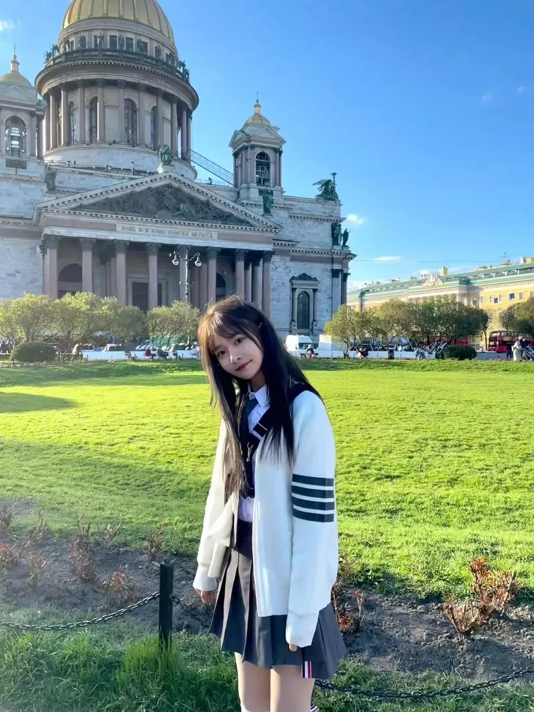 톰브라운 코튼 사선 스트라이프 여성용 긴소매 가디건 상세 이미지 26