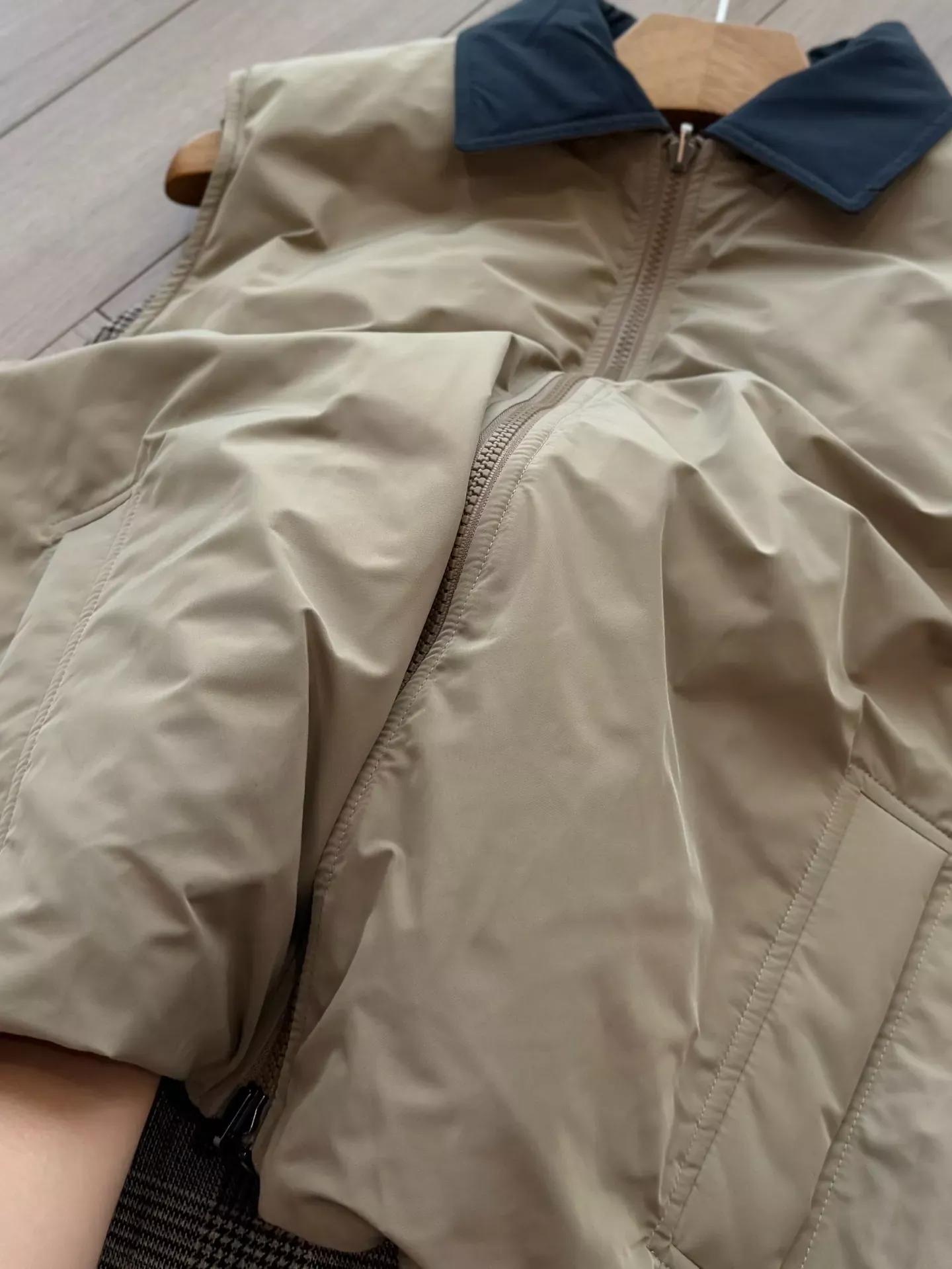 브루넬로쿠치넬리 양면 체크 울 여성용 패딩 조끼 상세 이미지 79