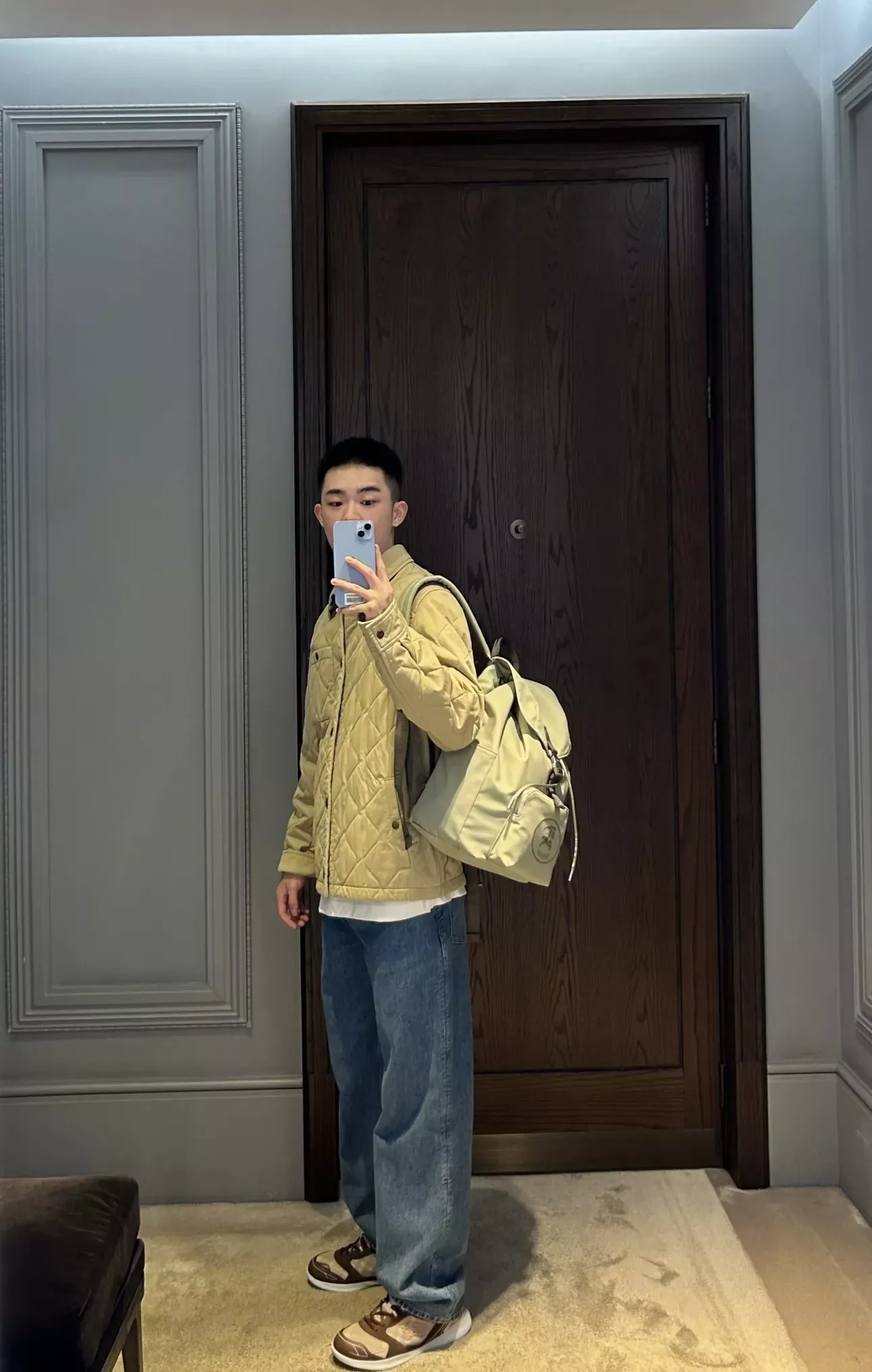 버버리 퀼팅 빈티지 버튼 남녀공용 버튼 재킷 상세 이미지 73