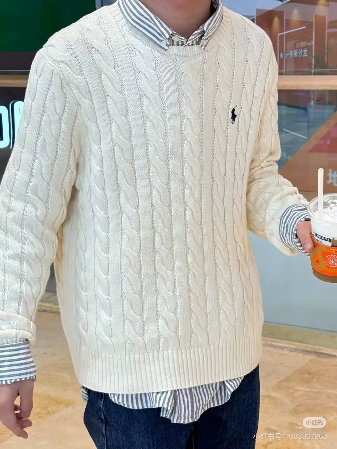 랄프로렌 케이블 자수 남녀공용 긴소매 니트 상세 이미지 54