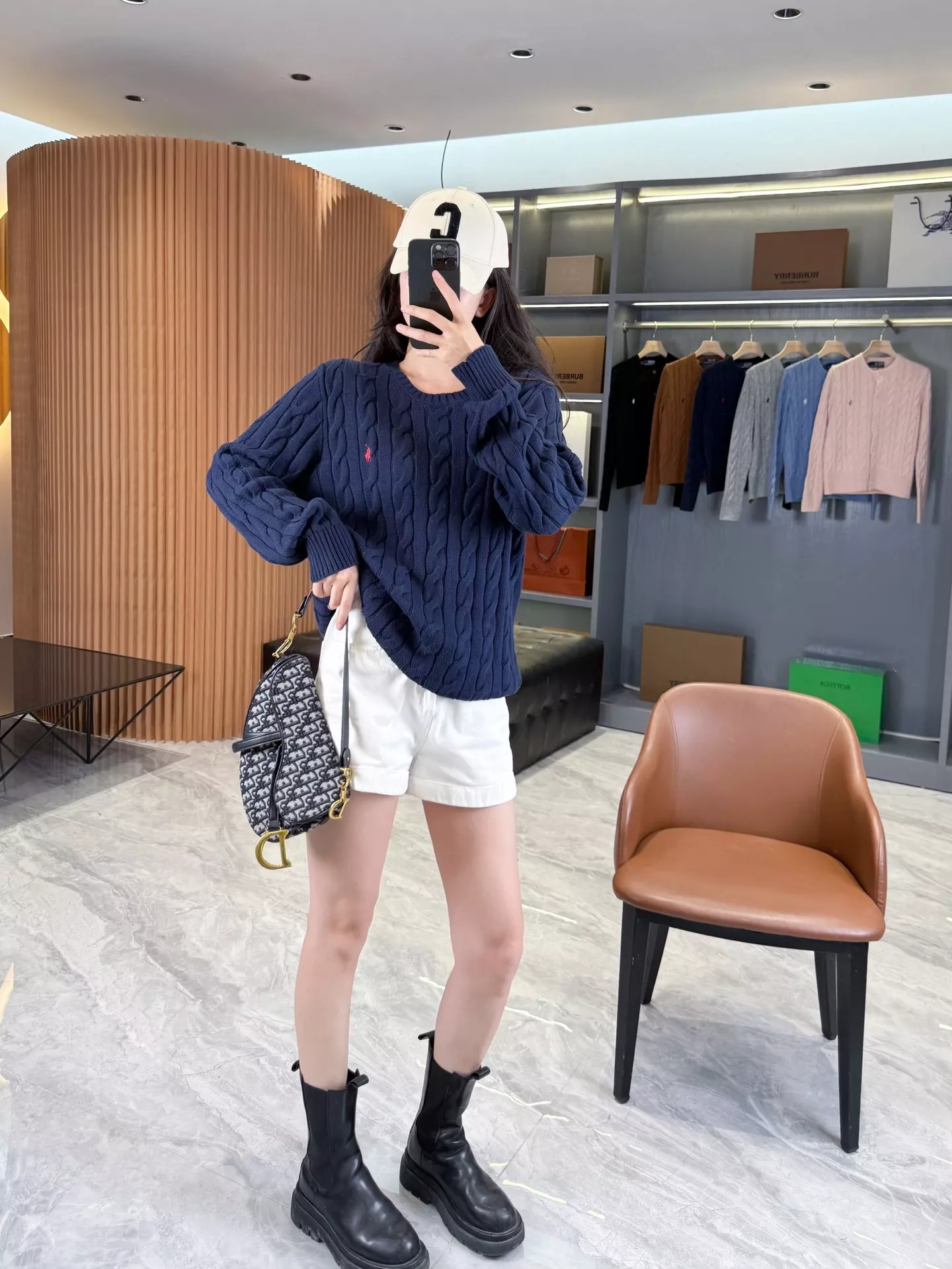 랄프로렌 케이블 자수 남녀공용 긴소매 니트 상세 이미지 76