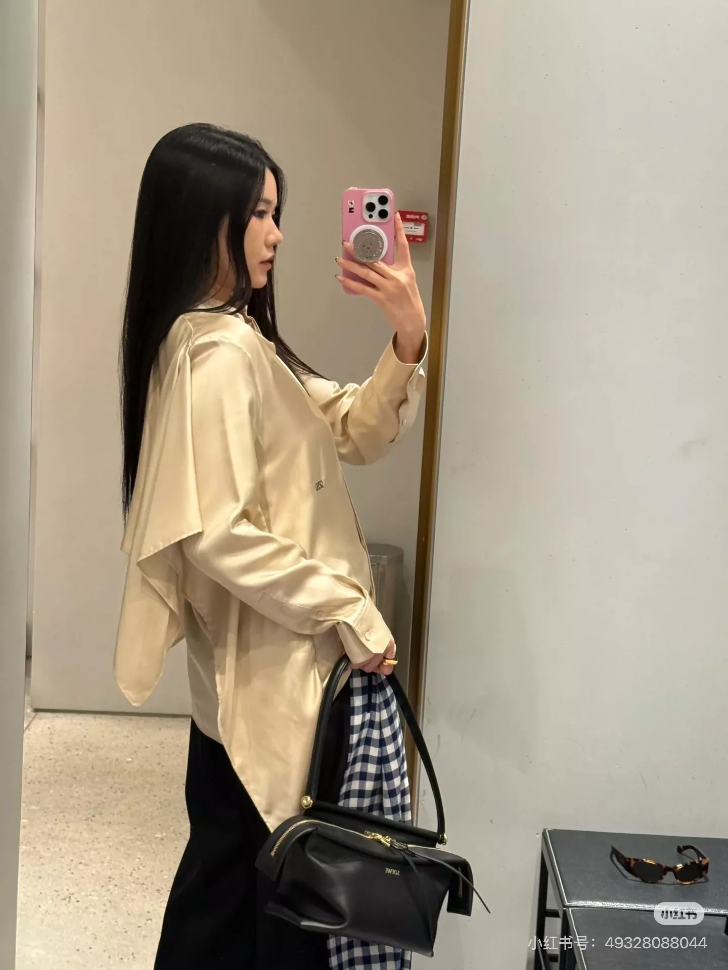 로에베 케이프 레이어드 여성용 긴소매 셔츠 상세 이미지 39