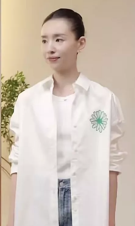 마르디메크르디 데이지 자수 스트라이프 여성용 긴소매 셔츠 상세 이미지 27