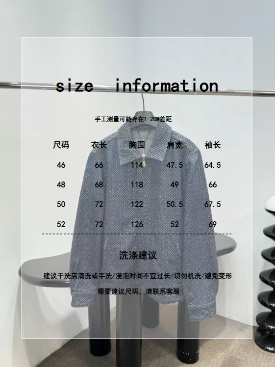 루이비통 모노그램 워싱 집업 남녀공용 데님 재킷 상세 이미지 19