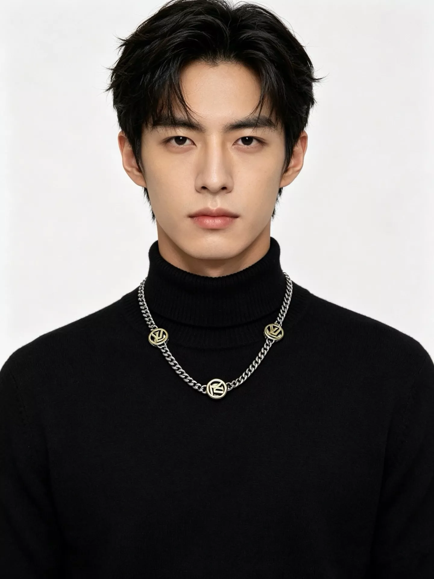 루이비통 빈티지 실버톤 체인 목걸이 상세 이미지 5