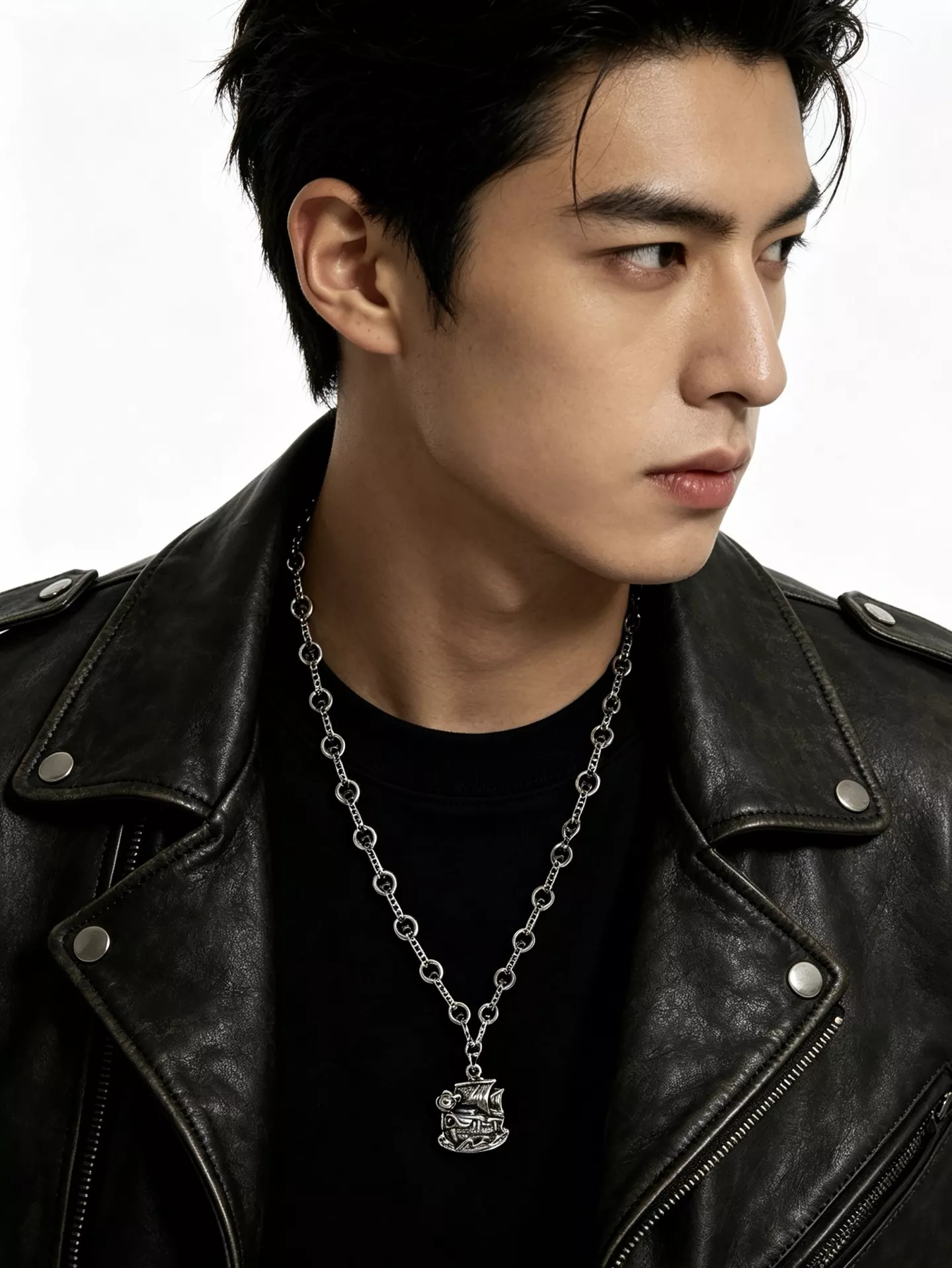 루이비통 빈티지 체인 펜던트 목걸이 상세 이미지 3