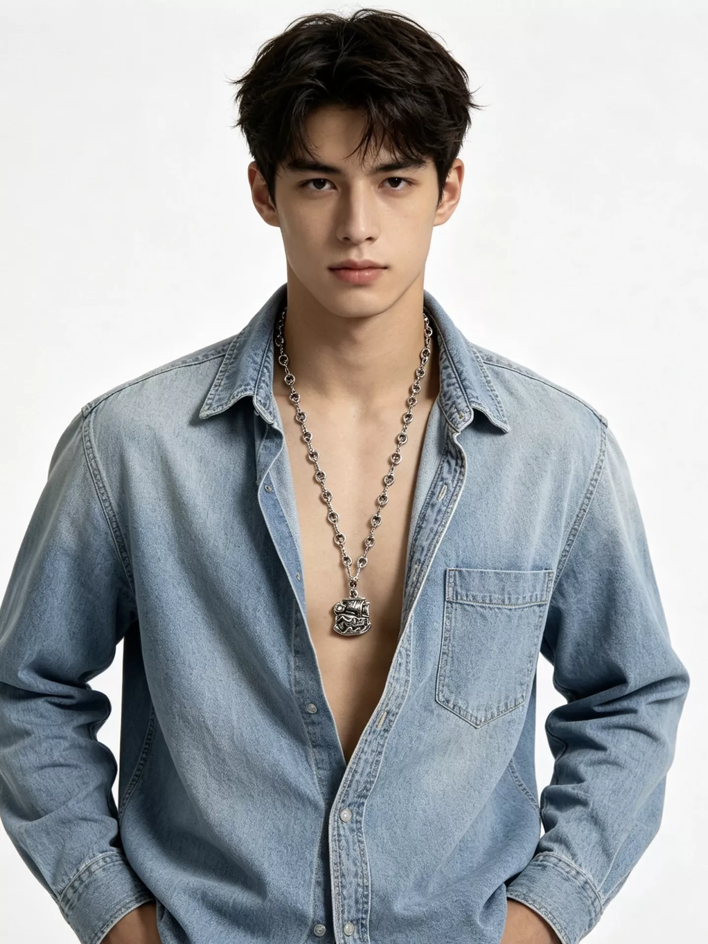 루이비통 빈티지 체인 펜던트 목걸이 상세 이미지 8