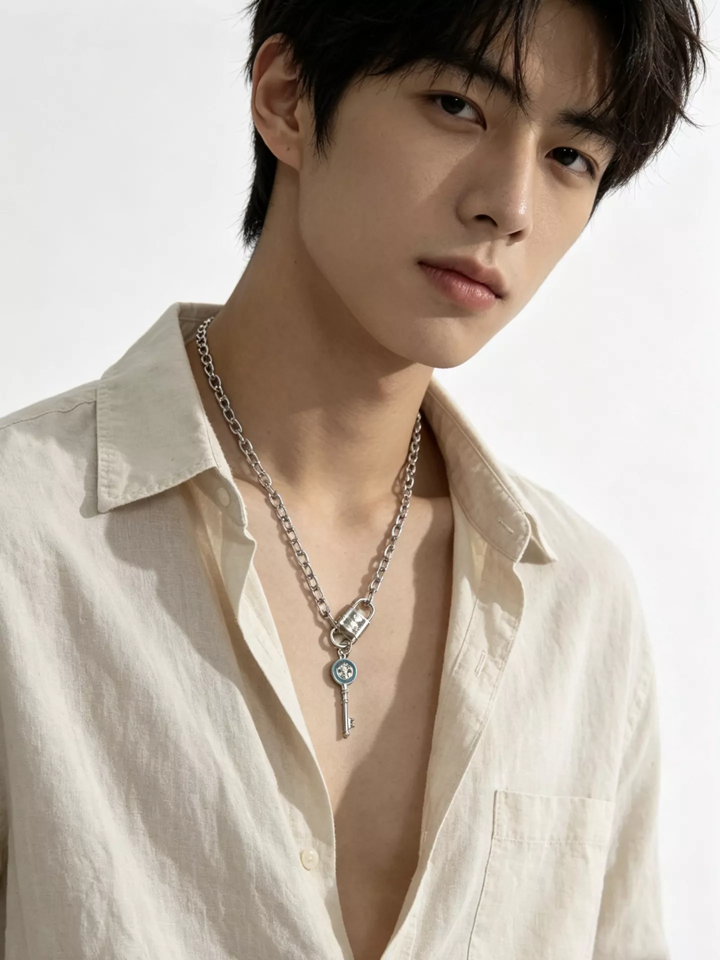 티파니앤코 실버 체인 펜던트 목걸이 상세 이미지 4