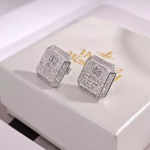 비비안웨스트우드 토성 모티프 정교한 귀걸이