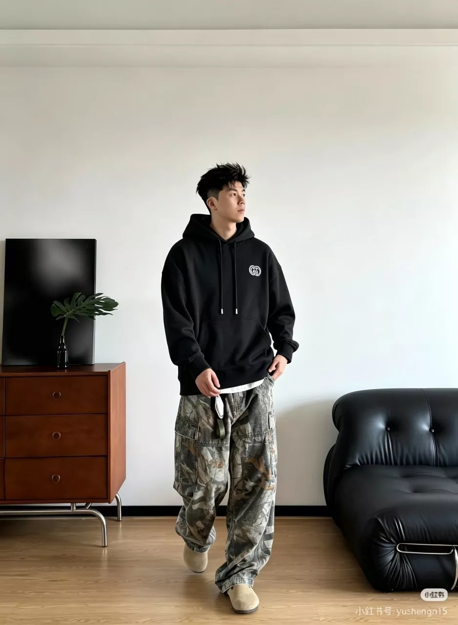 구찌 입체 자수 루즈핏 남녀공용 후드 티셔츠 상세 이미지 15