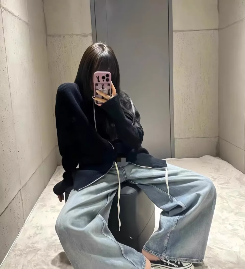크롬하츠 십자 패치 집업 울 남녀공용 니트 재킷 상세 이미지 15