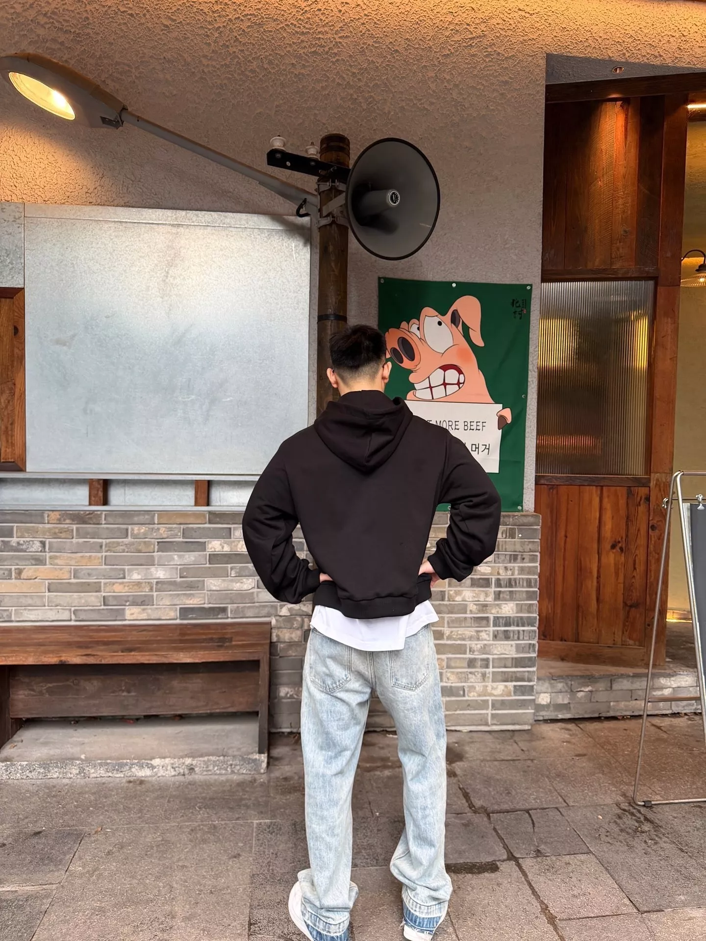 셀린느 카툰 로고 프린트 집업 남녀공용 후드 재킷 상세 이미지 18