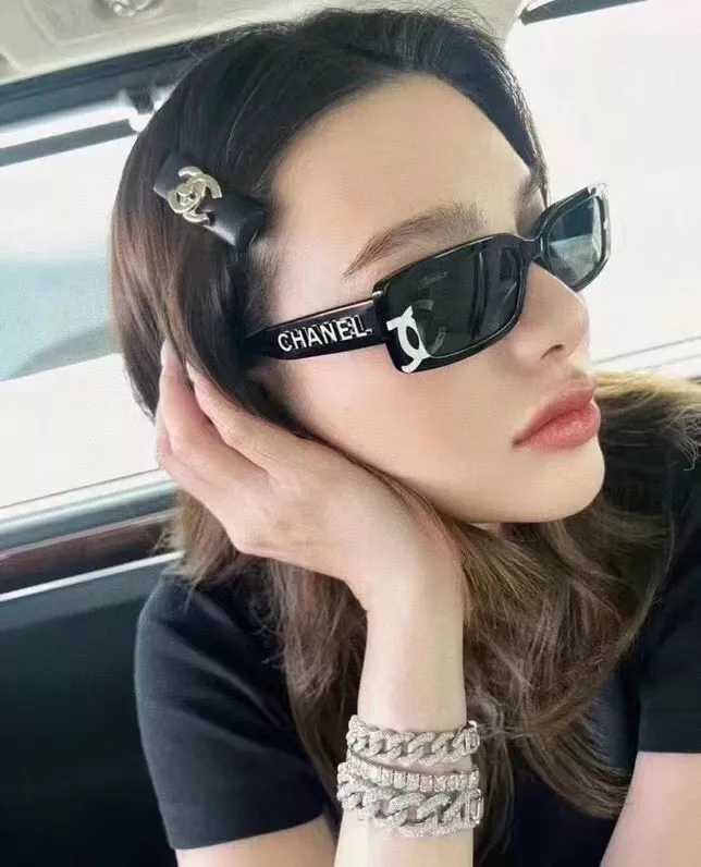 샤넬 블랙 아세테이트 선글라스 스퀘어 프레임 상세 이미지 15