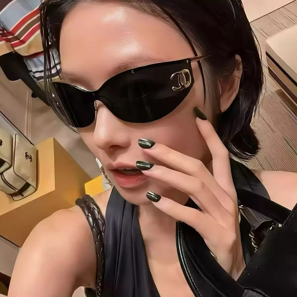 샤넬 무테 일체형 쉴드 프레임 상세 이미지 29
