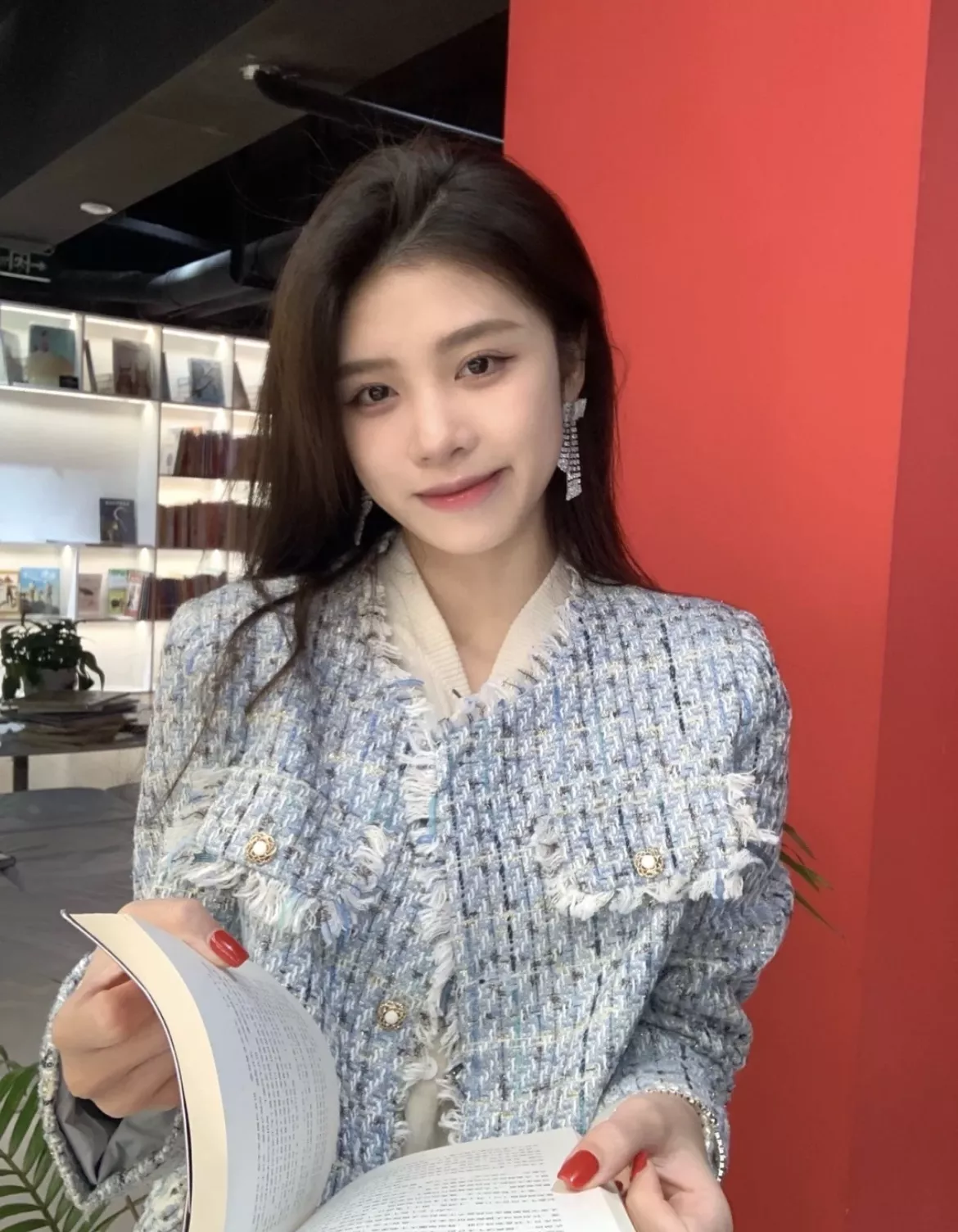 셀린느 풀 큐빅 리본 태슬 귀걸이 상세 이미지 14