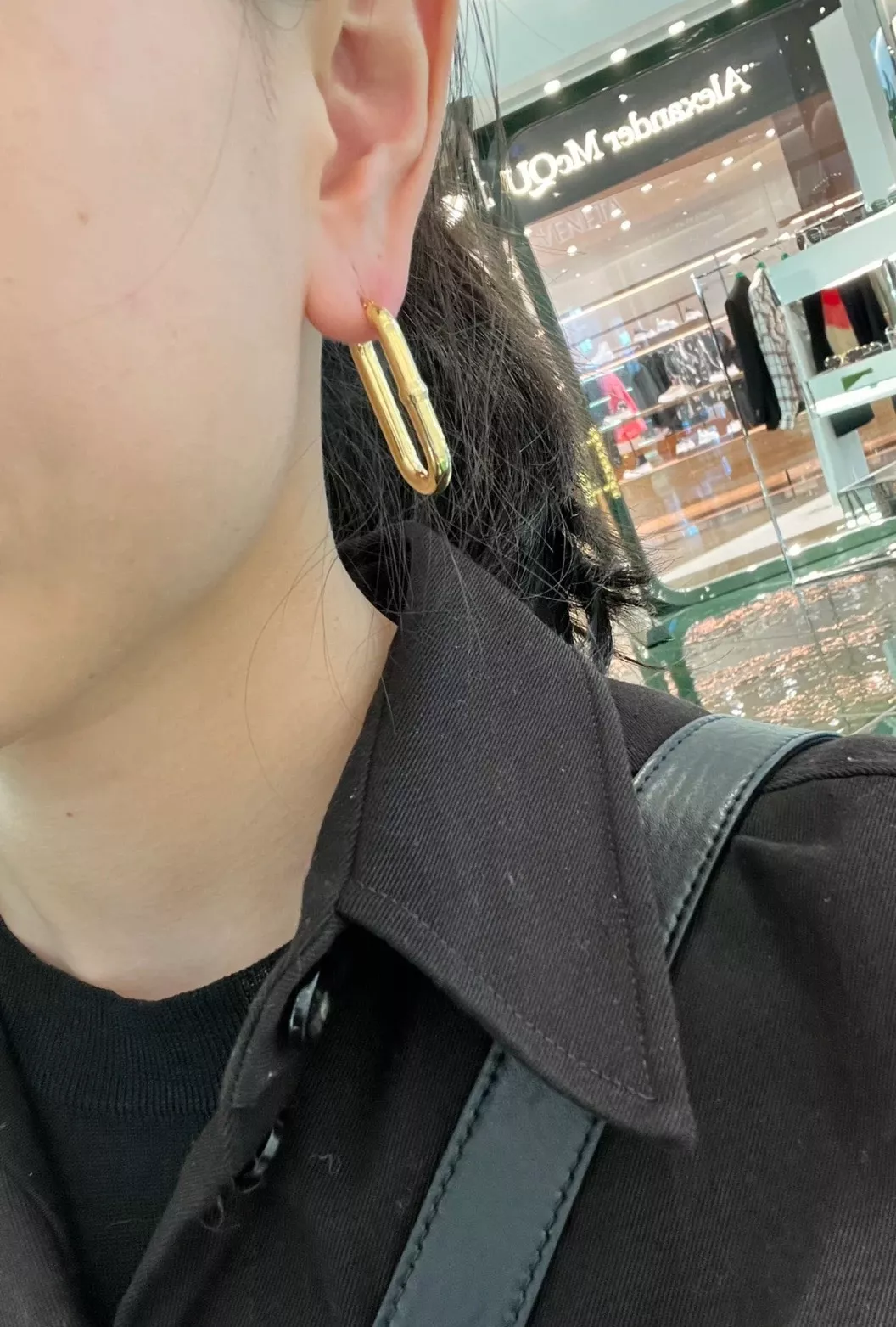 보테가베네타 메탈 롱 링 포인트 귀걸이 상세 이미지 25