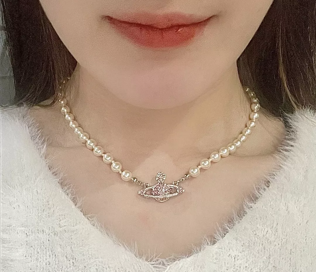 비비안웨스트우드 진주 토성 장식 쥬얼리 2종 세트 상세 이미지 22