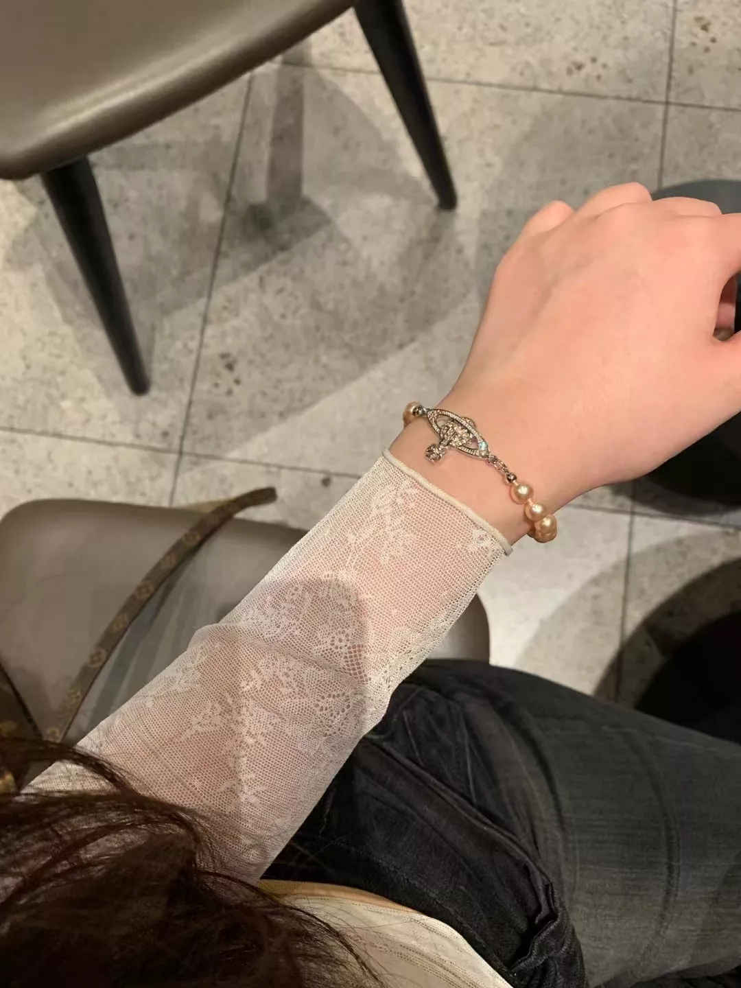비비안웨스트우드 진주 토성 모티브 쥬얼리 2종 세트 상세 이미지 21