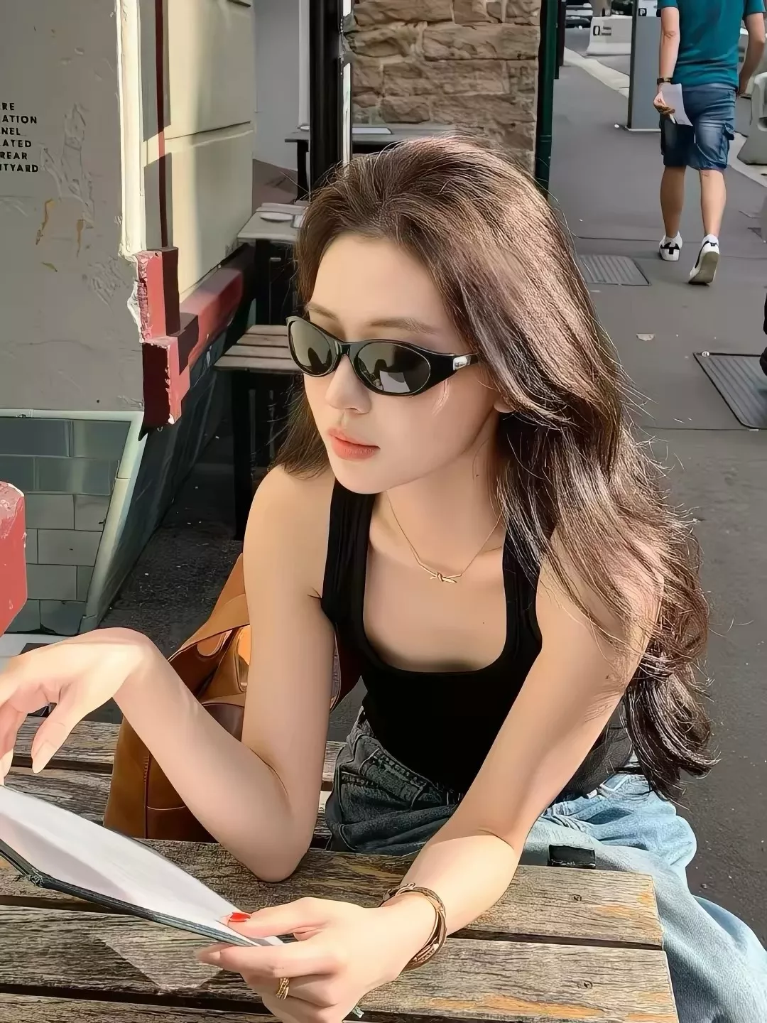 페이크미 복고 스몰 캣아이 프레임 상세 이미지 12