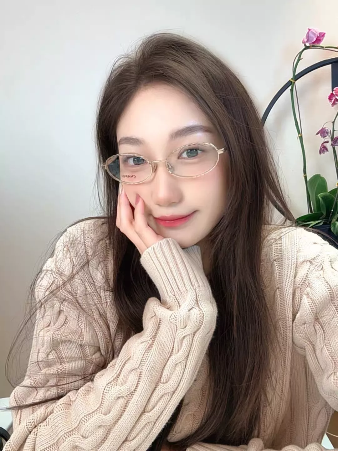 샤넬 타원형 메탈 오벌 프레임 상세 이미지 41