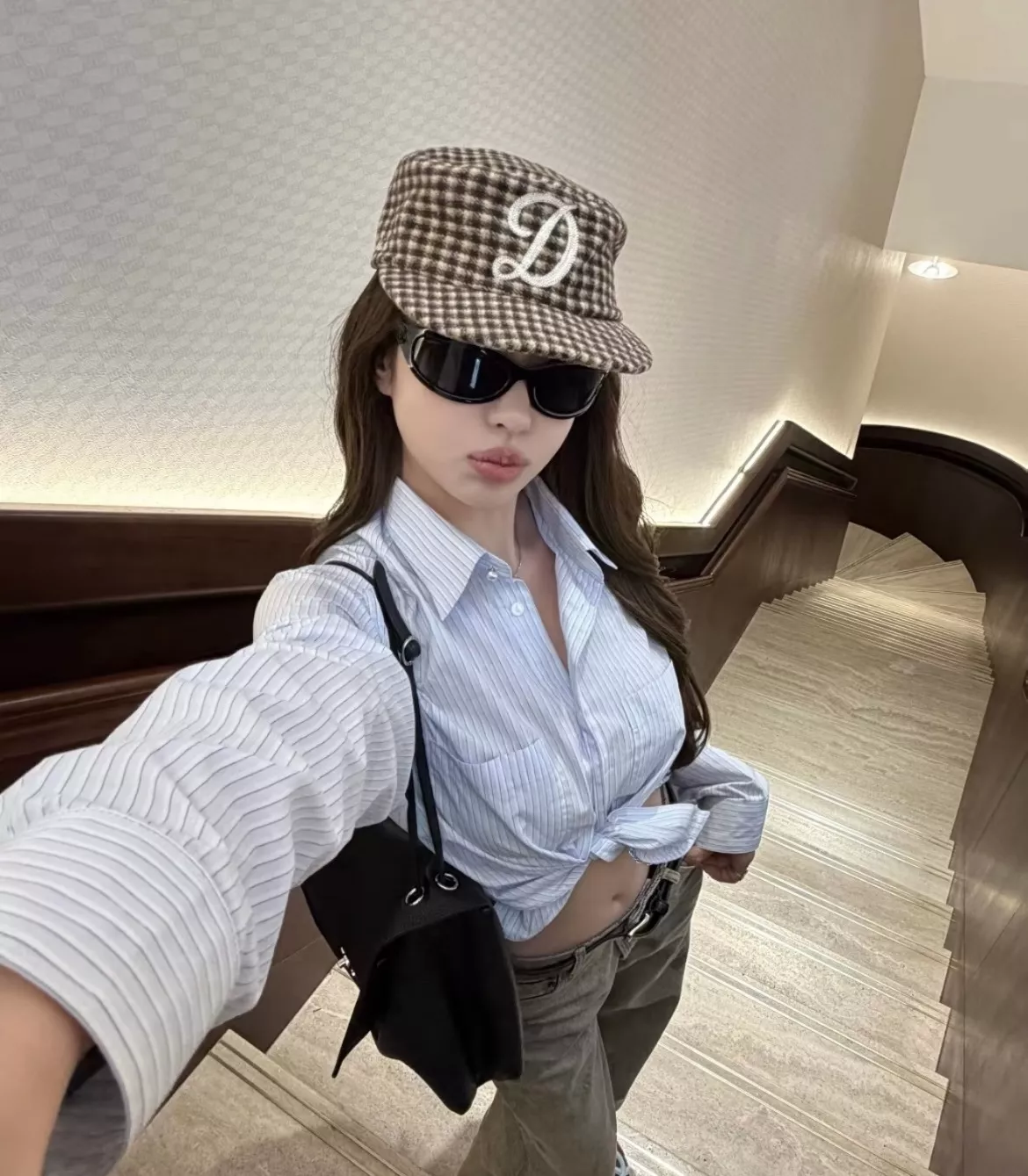 샤넬 블랙 나일론 캣아이 프레임 상세 이미지 27