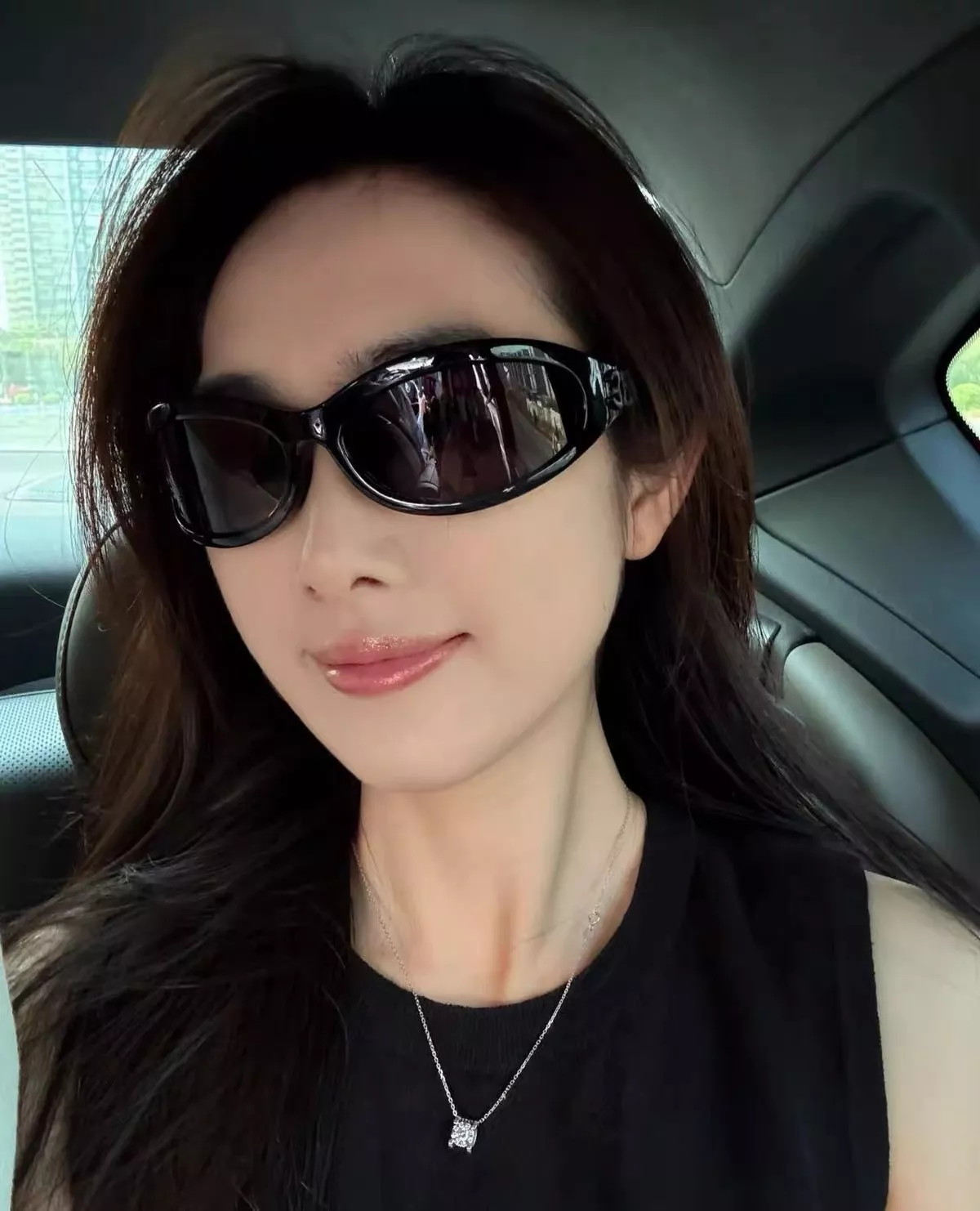 샤넬 블랙 나일론 캣아이 프레임 상세 이미지 37
