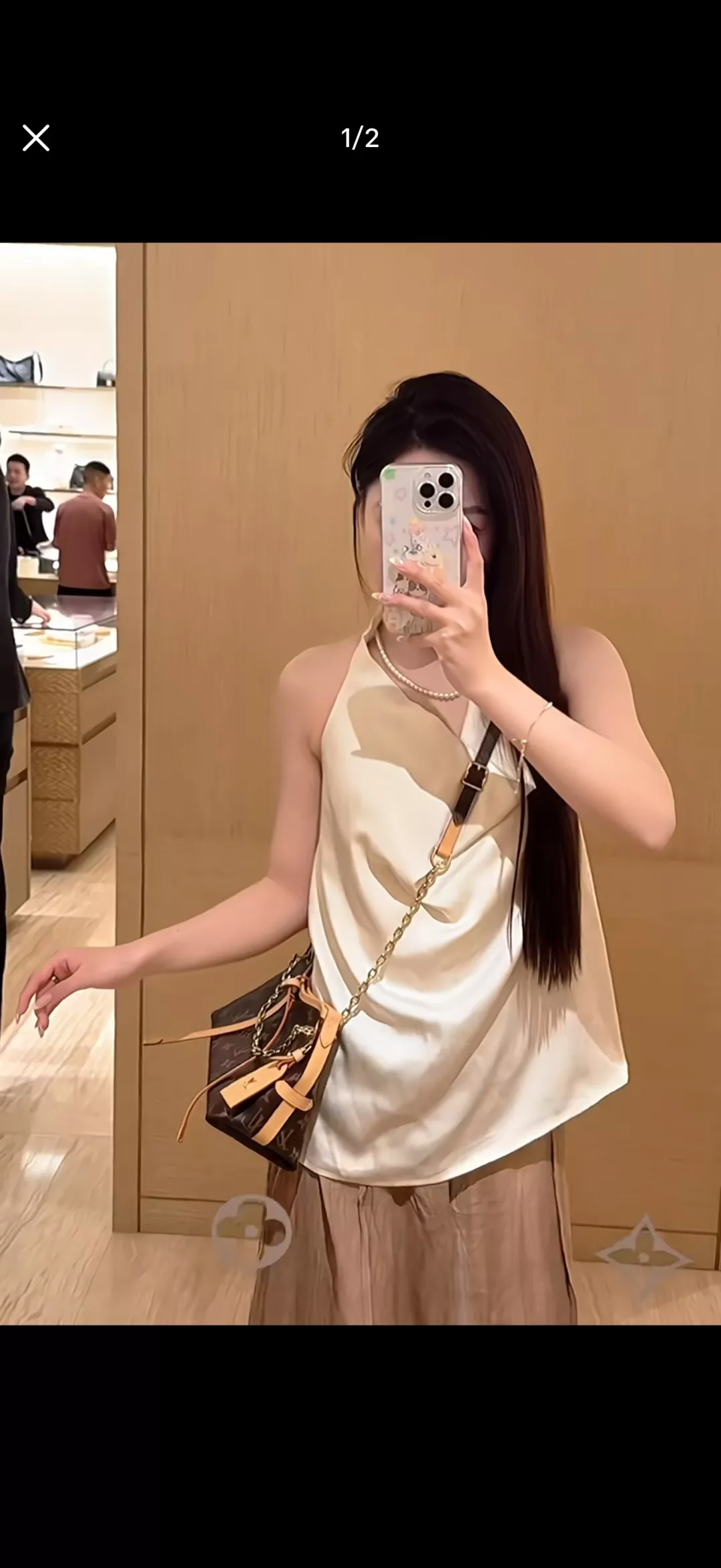 루이비통 리본 장식 모노그램 토트백 상세 이미지 17