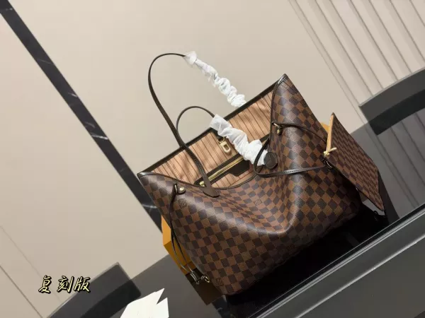 루이비통 다미에 브라운 미디엄 쇼퍼백