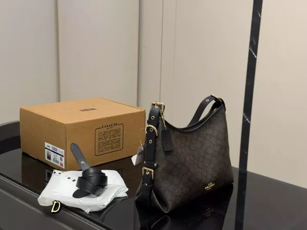 코치 소프트 로렐 숄더 호보백