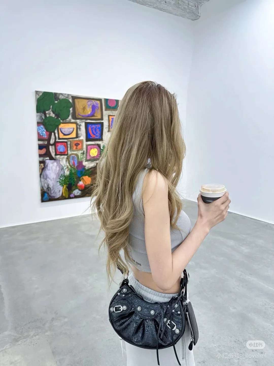 발렌시아가 르카골 반달 셔링 숄더백 상세 이미지 22