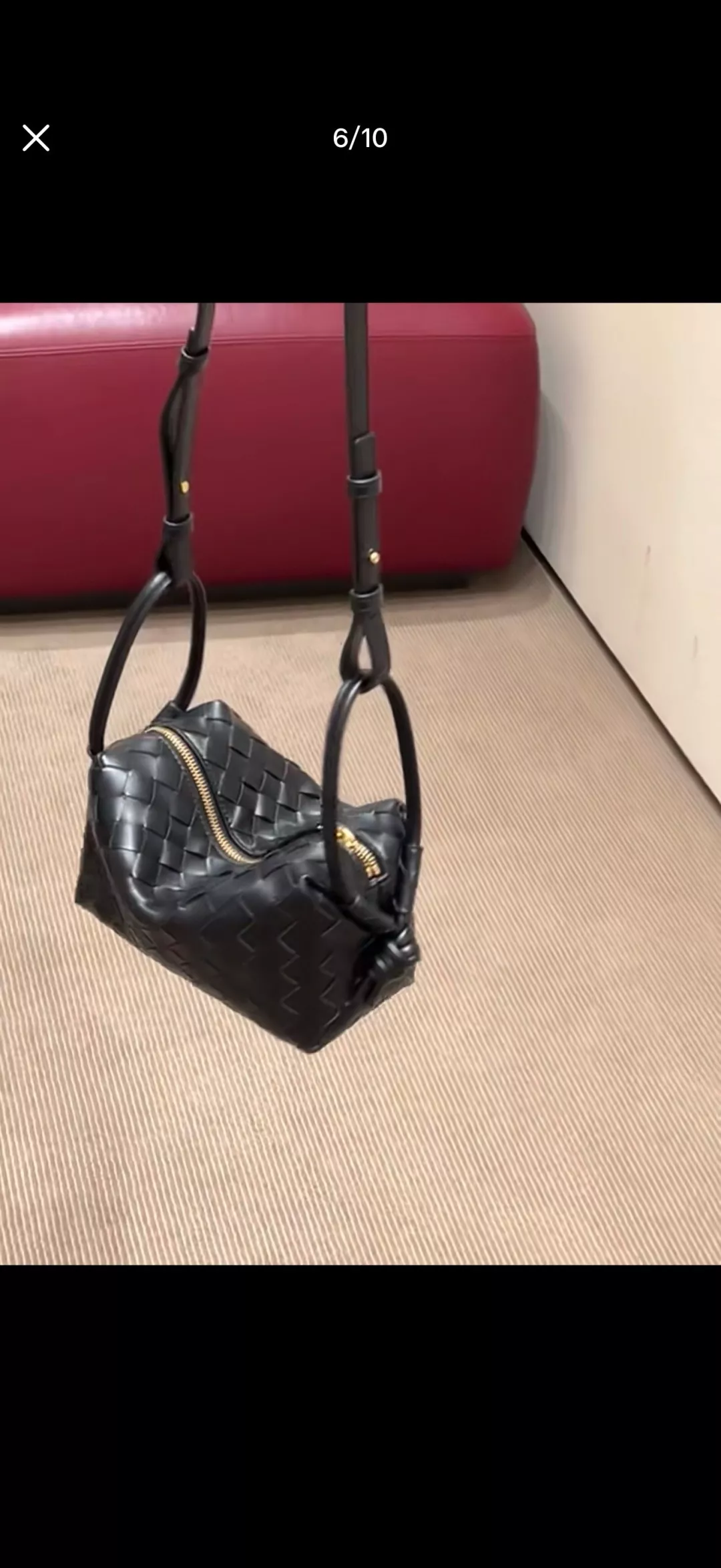 보테가베네타 인트레치아토 소가죽 숄더백 상세 이미지 20