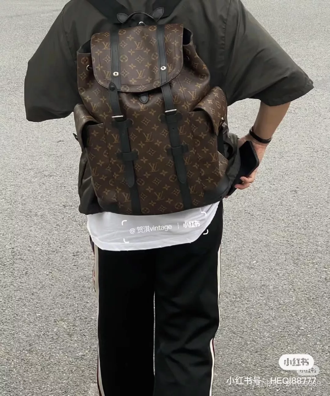 루이비통 모노그램 캔버스 백팩 상세 이미지 34