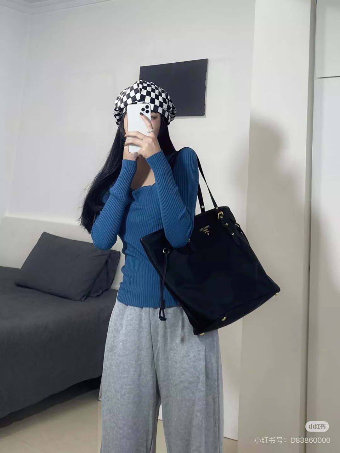 프라다 클래식 쇼핑백형 쇼퍼백 상세 이미지 11