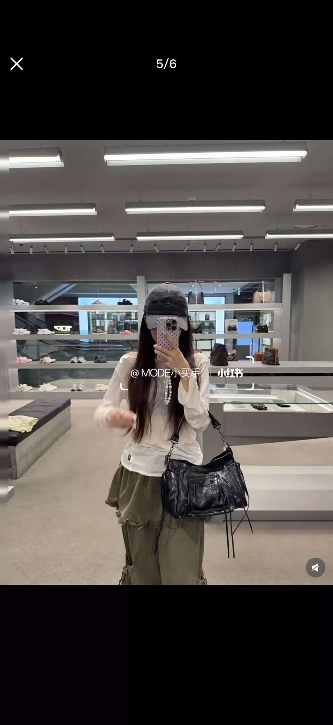 발렌시아가 르시티 블랙 숄더백 상세 이미지 15