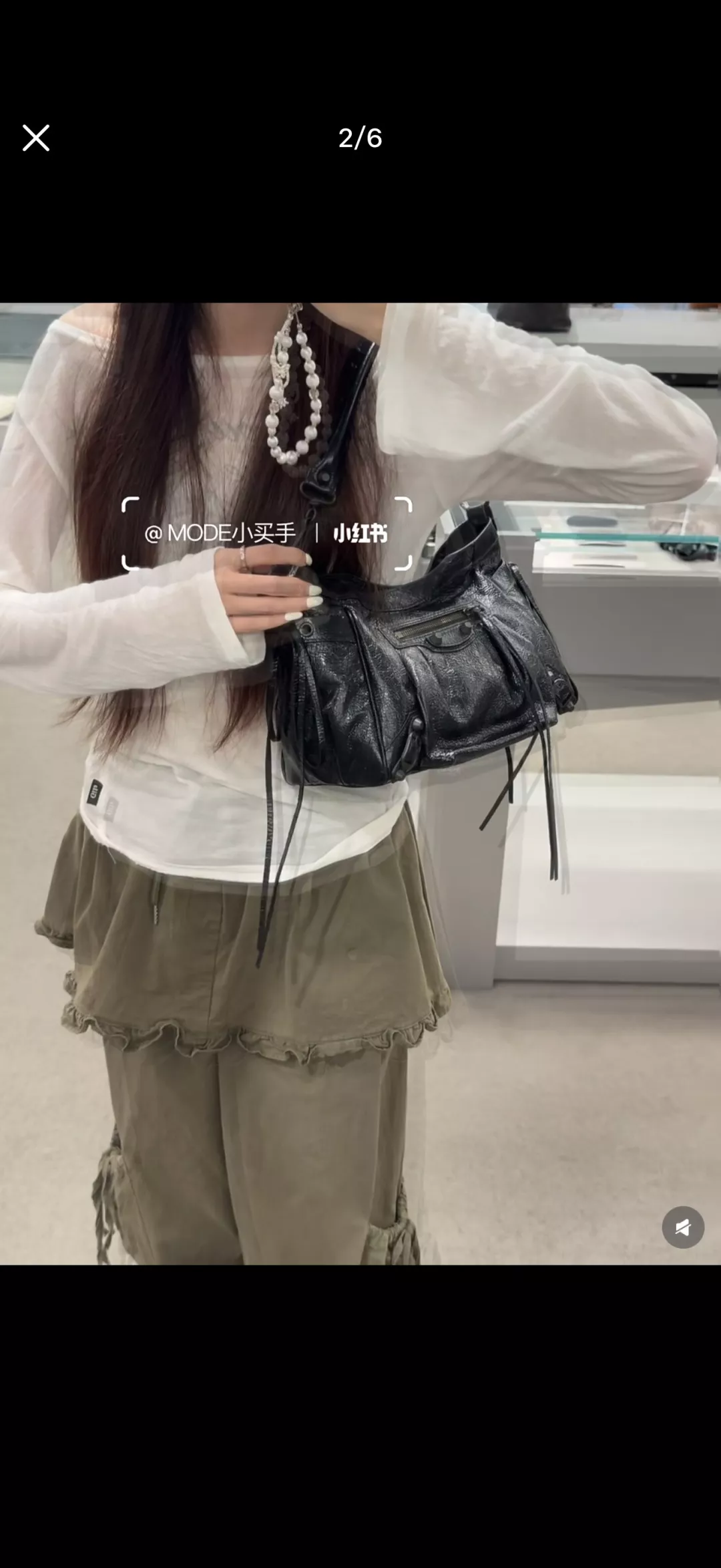 발렌시아가 르시티 블랙 숄더백 상세 이미지 18