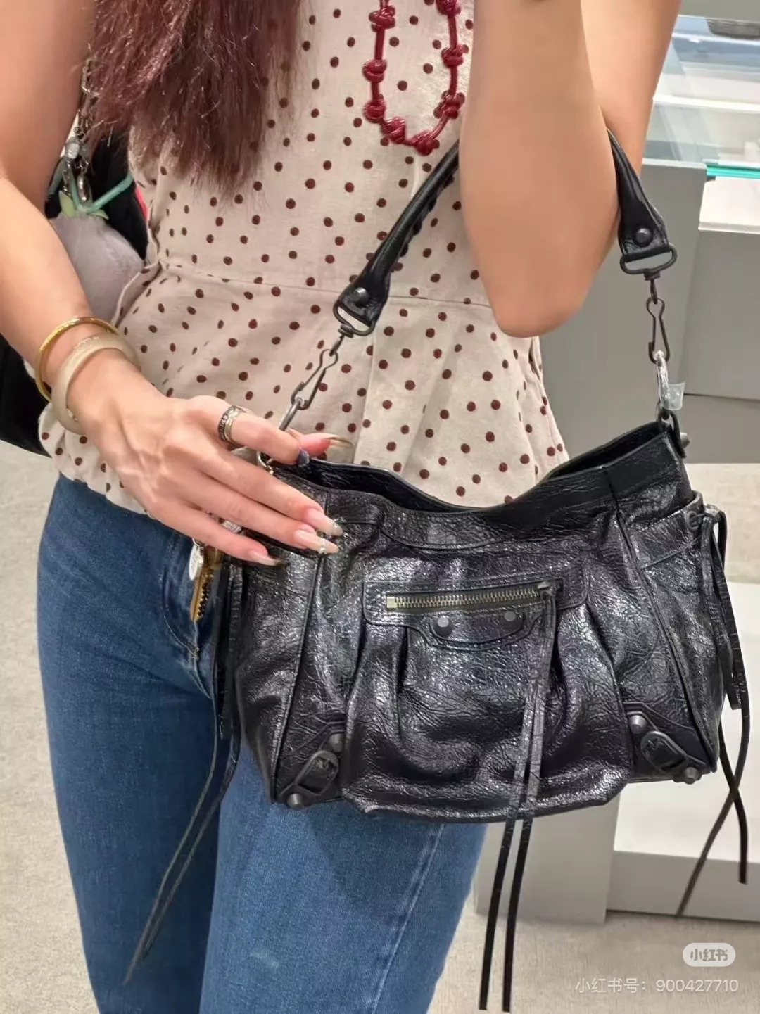 발렌시아가 르시티 블랙 숄더백 상세 이미지 22