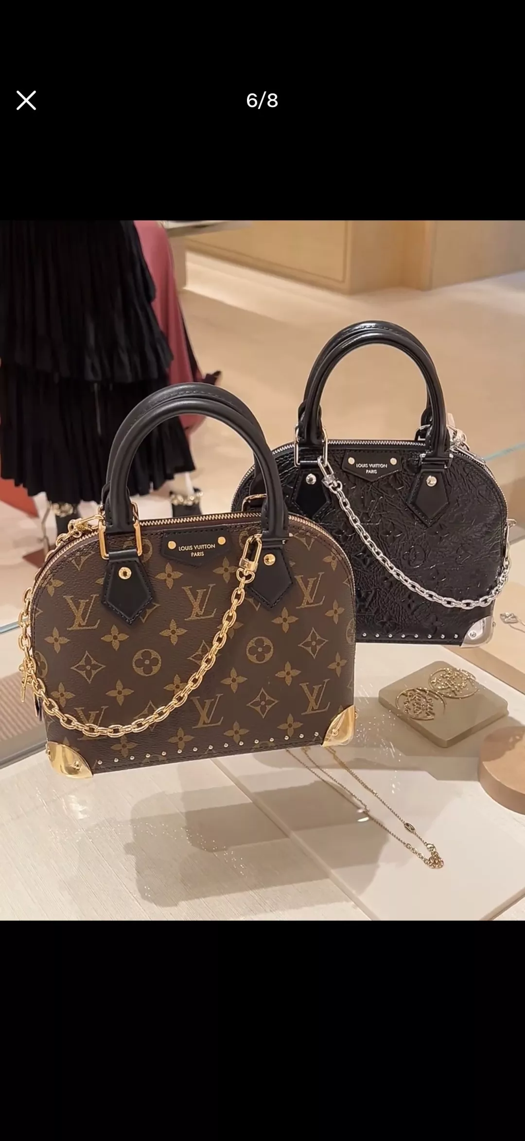 루이비통 알마 트렁크 쉘형 토트백 상세 이미지 12