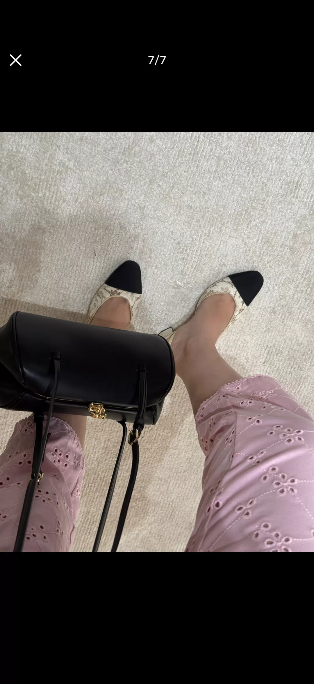 샤넬 퀼팅 카프스킨 체인 배럴백 상세 이미지 14