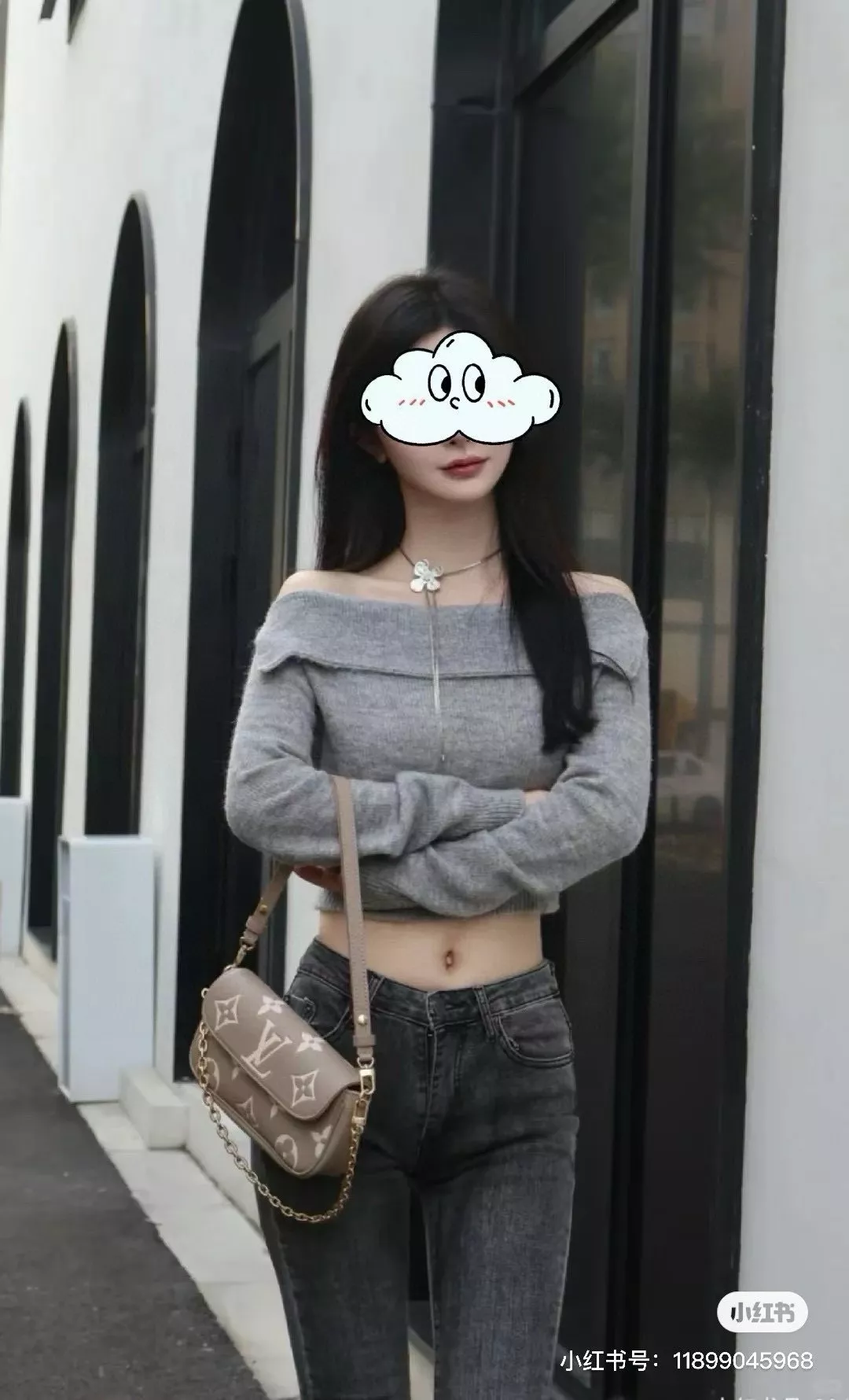 루이비통 체인 스트랩 플랩 바게트백 상세 이미지 17