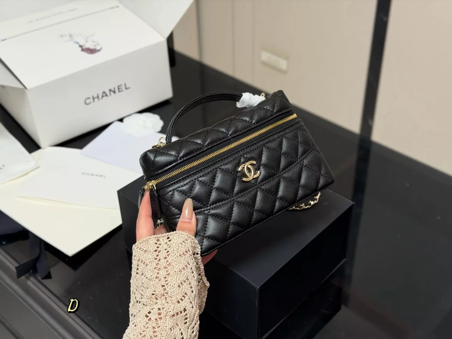 샤넬 퀼팅 체인 호보 숄더백 상세 이미지 5