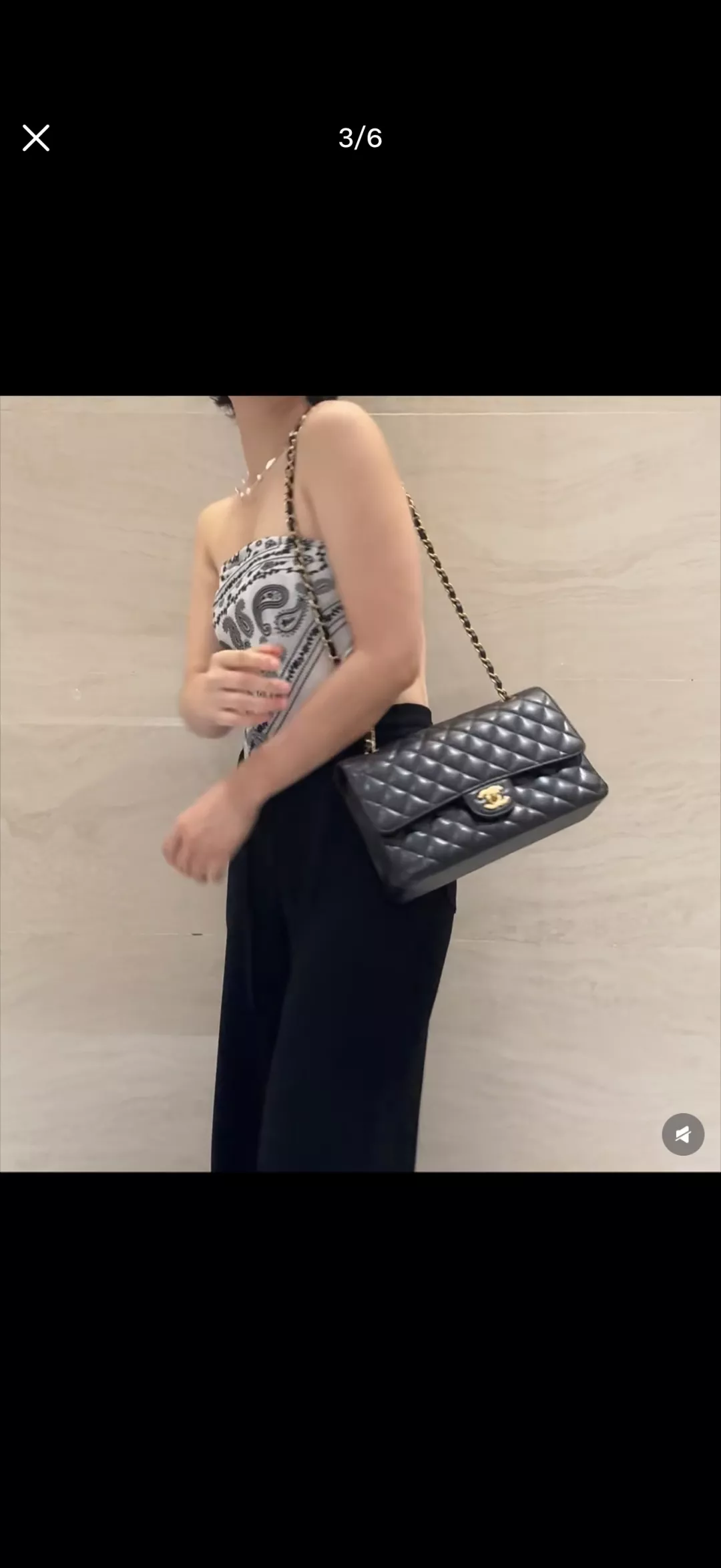 샤넬 퀼팅 캐비어 플랩 숄더백 상세 이미지 20