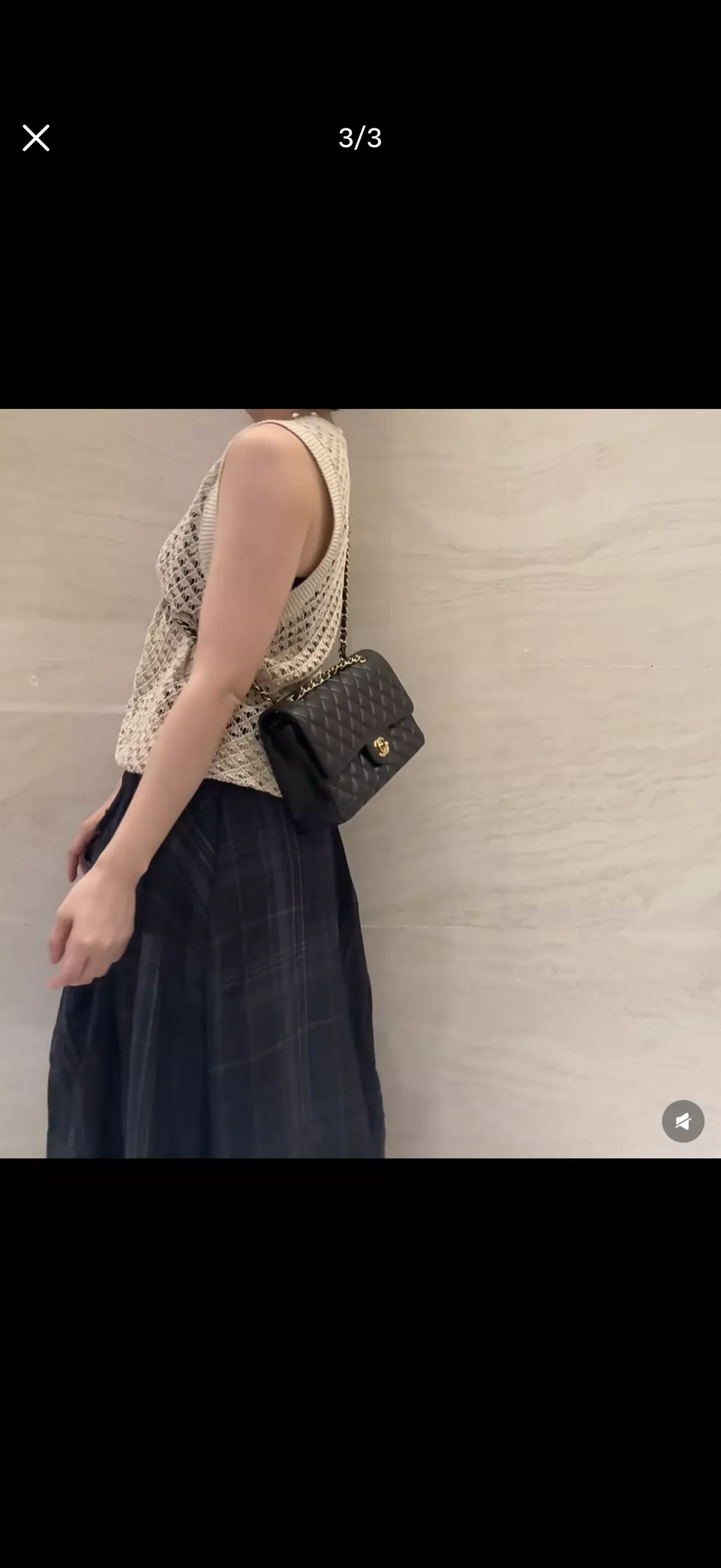 샤넬 퀼팅 캐비어 플랩 숄더백 상세 이미지 23