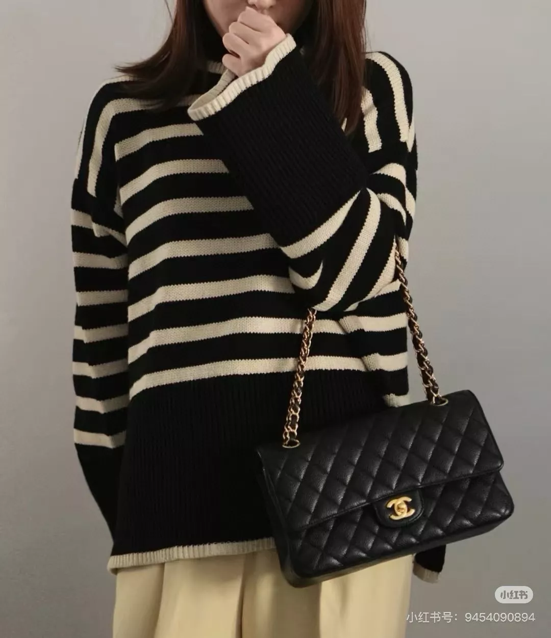 샤넬 캐비어 퀼팅 체인 숄더백 상세 이미지 55