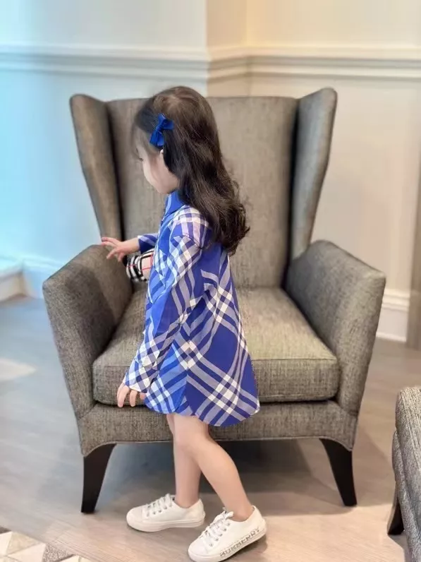 버버리 체크 코튼 아동용 긴소매 셔츠 상세 이미지 18