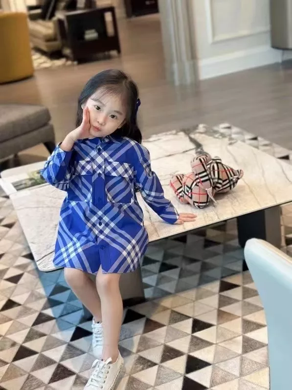 버버리 체크 코튼 아동용 긴소매 셔츠 상세 이미지 19