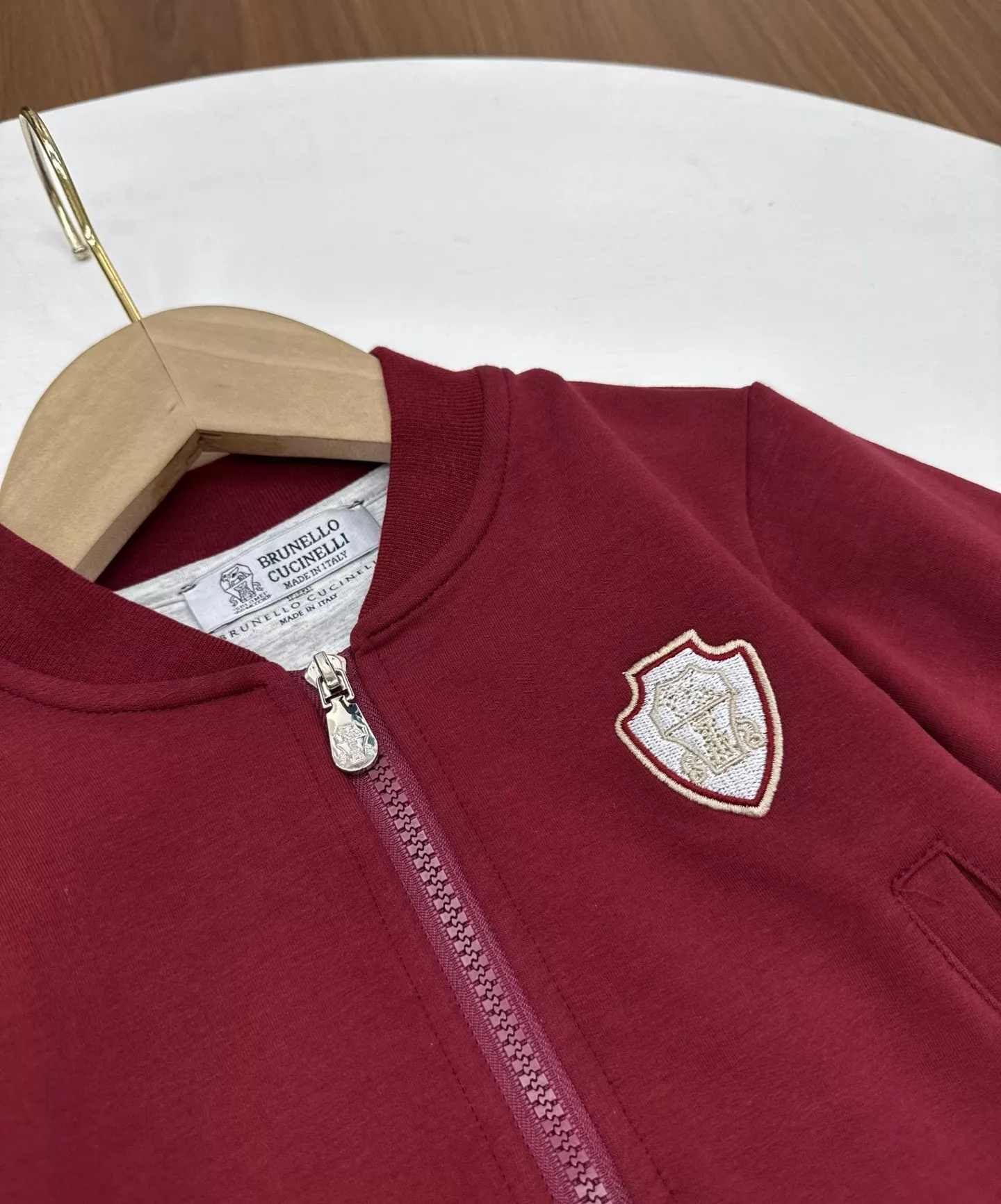 브루넬로쿠치넬리 자수 포인트 유아동용 상하의 세트 상세 이미지 4