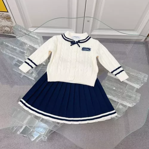 샤넬 꽈배기 세일러 칼라 유아용 투피스